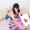 H&B 208pcs Art Drawing Set Children's Painting Tools Watercolor Pens/Crayons/Oil Pastels/Colored Pencils and More Students Stationery Supplies Kids Gifts
