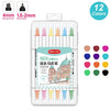 12 Colors Dual Tips Art Markers Set