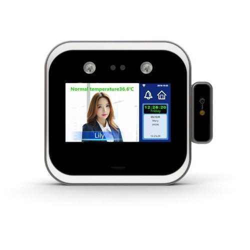 التعرف على الوجه جهاز قياس درجة الحرارة في المعصم جهاز الحضور الذكي البيومتري بكلمة مرور الوجه