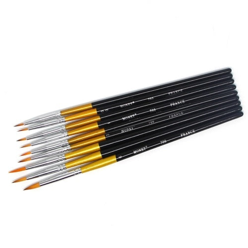 9pcs Detail Paint Brushes Set