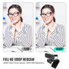 1080P HD Computer Camera Video Conference Camera Webcam 2 Megapixels Auto Focus 360° Rotation H.264 Video Compression