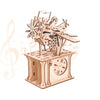 3D Wooden Puzzle Music Box