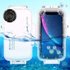 PULUZ 40m/130ft Diving Waterproof Case Smartphone Protective Cover Underwater Housing Case Shock-proof 360° Full Protection for i-Phone XS Max/XR