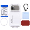 PULUZ 45m/147ft Diving Waterproof Case Mobile Phone Shell Smartphone Protective Cover Underwater Housing Case Shockproof 360° Full Protection Compatible with i-Phone