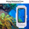 PULUZ 45m/147ft Diving Waterproof Case Mobile Phone Shell Smartphone Protective Cover Underwater Housing Case Shockproof 360° Full Protection Compatible with i-Phone