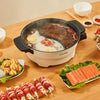 Xiaomi Ocooker وعاء ساخن توأم مقسومان من نكهات الطهي أدوات الطبخ الصغيرة وعاء الساخن وعاء الحساء وعاء الشتاء أدوات الطهي الحزب 1500W 220 فولت