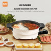 Xiaomi Ocooker وعاء ساخن توأم مقسومان من نكهات الطهي أدوات الطبخ الصغيرة وعاء الساخن وعاء الحساء وعاء الشتاء أدوات الطهي الحزب 1500W 220 فولت