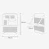 Xiaomi Youpin Maiwei Universal Car Seat Back Organizer متعدد الجيوب حقيبة تخزين حامل الكمبيوتر اللوحي حاوية تخزين صندوق معلق متعدد الوظائف حقيبة تخزين السيارة تصفيف السيارة باللون الأسود 