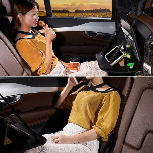 Xiaomi Youpin Maiwei Universal Car Seat Back Organizer متعدد الجيوب حقيبة تخزين حامل الكمبيوتر اللوحي حاوية تخزين صندوق معلق متعدد الوظائف حقيبة تخزين السيارة تصفيف السيارة باللون الأسود 