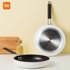 Xiaomi youpin Cooking Frying Pan Clayt Noncctick Fry Pan Indruction متوافق مع أدوات الطهي متعددة الأغراض استخدام وعاء مطبخ مقلاة غاز للمنزل للمطبخ أو المطعم