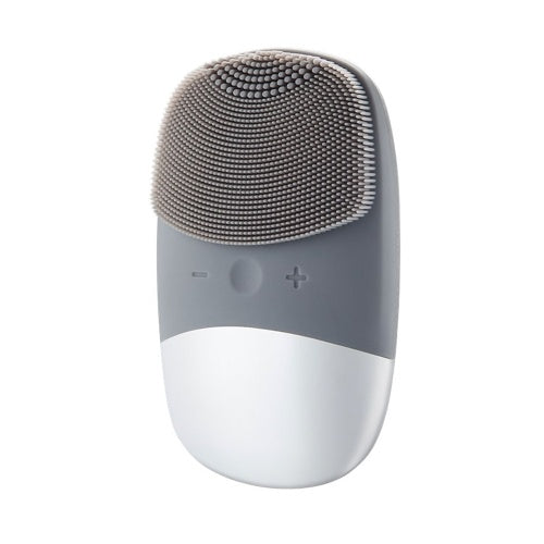 سونيك الاهتزاز منظف الوجه فرشاة تنظيف الوجه منظف الوجه سيليكون مدلك مقاوم للماء قابلة للشحن آلة العناية بالبشرة