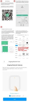 مجموعة المنزل الذكي Xiaomi Youpin Qingping BT4.2 Gateway