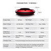 PUPPYOO Robotic Vacuum Cleaner - Red