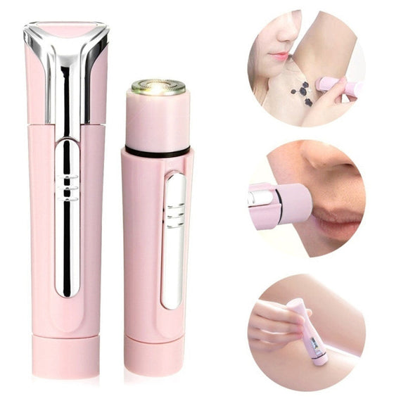 Portable Electric Painless Hair Trimmer - Pink