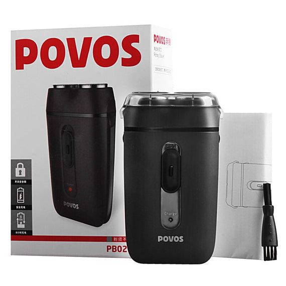 Povos PB0292Q Premium Electric Razor - Black