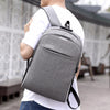 Premium Anti Theft Backpack with USB Port - Grey