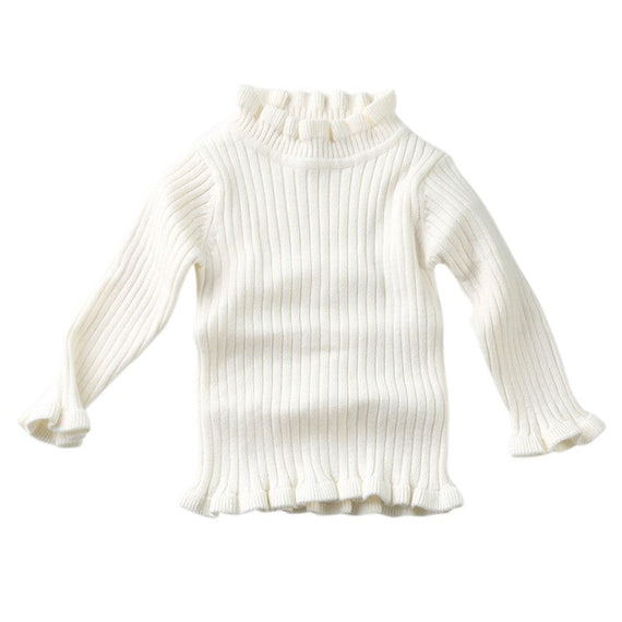 الأطفال المتميزون ذوي السترة المحبوكة - أبيض