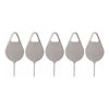 Quality 5pcs Sim Card Eject Pin Needle - Silver