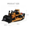 HUINA 1700 1:50 Die-Cast Alloy Heavy Bulldozer Engineering Truck