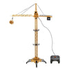 4CH التحكم عن بُعد في Tower Mega Tower Crane 128 سم 680 درجة التناوب لعبة الرافعة