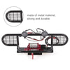 RC Car Metal المصد مع 2 LED ضوء التحكم عن بعد Winch