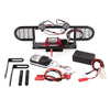 RC Car Metal المصد مع 2 LED ضوء التحكم عن بعد Winch