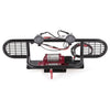 RC Car Metal المصد مع 2 LED ضوء التحكم عن بعد Winch