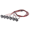 6 قطع من مصابيح LED للسيارة RC مع تزيين عاكس الضوء