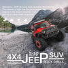 WLtoys 104311 RC سيارة 2.4G 1/10 4WD سيارة جيب SUV نحى موتور التحكم عن بعد على الطرق الوعرة الزاحف سيارة