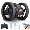 805 2WD 2.4Ghz RC Bounce Car RC Jump Car Remote Control Stunt Car Watch Induction 360° Rotation 27.6 inches Bouncing Music Led Light