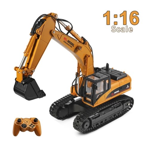 Wltoys XKS 16800 1:16 شاحنة لعبة حفارة التحكم عن بعد الكهربائية