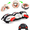 2.4Ghz Remote Control Rolling Car Transform Stunt Car RC Car One Key Folding Full-direction Rotation Toy