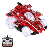 2.4 جم التحكم عن بعد سيارة ستونت سيارة 360 درجة تدور لعبة RC RC Car مع مصابيح LED واضحة