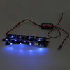 نظام إضاءة هيكل GTPOWER مصباح LED أزرق لسيارة 1/8 1/10 RC