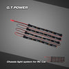 نظام إضاءة هيكل GTPOWER مصباح LED أزرق لسيارة 1/8 1/10 RC