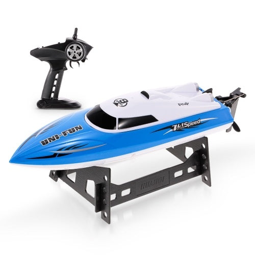 HUANQI HQ960 2.4GHz 25km/h RC Boat Anti-overturning Remote Control Speedboat RC Ship Boy Gift Kids Toy