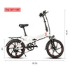 Samebike 20LVXD30  Electric Bike 48V 350W High Speed Brushless Gear Motor