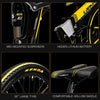 LANKELEISI XT750 دراجة كهربائية 400 وات 20 بوصة قابلة للطي مساعدة الطاقة E-Bike 35 كم / ساعة السرعة القصوى 70 - 100 كم المدى
