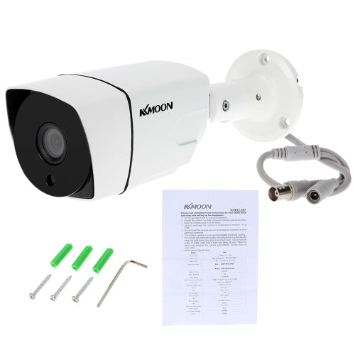 كاميرا KKmoon 960P AHD CCTV رصاصة 1.3 ميجابكسل 3.6 مم 1/3 بوصة CMOS 36 مصابيح IR رؤية ليلية IR-CUT مقاومة للماء للاستخدام الداخلي والخارجي نظام NTSC لأمن المنزل