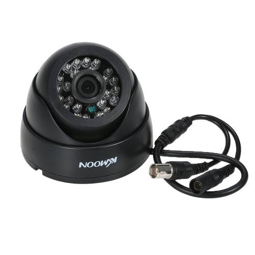 كاميرا KKmoon 1080P AHD Dome CCTV التناظرية عدسة 3.6 مم CMOS 2.0MP IR-CUT 24 قطعة IR LED للرؤية الليلية لنظام PAL لأمن المنزل 