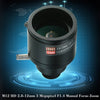 M12 HD 2.8-12mm 3MP F1.4 التركيز اليدوي القزحية الثابتة