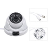 High-resolution 24 Lamps Nightvison Indoor Dome Camera Analog Security Camera