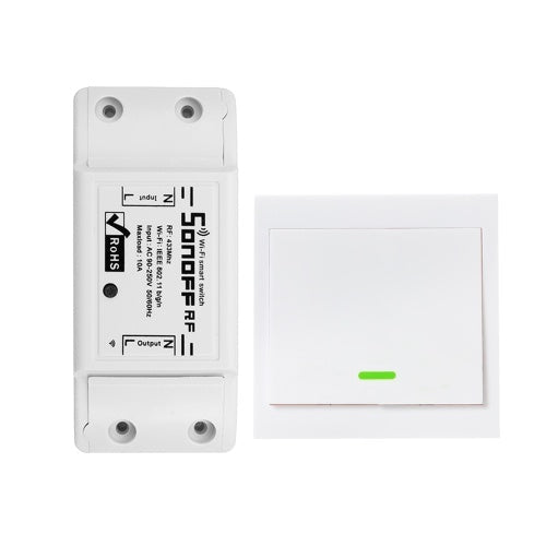 1pcs Sonoff RF WiFi Switch RF 433MHz متوافق مع Alexa