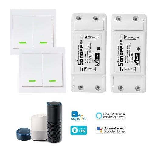 1pcs Sonoff RF WiFi Switch RF 433MHz متوافق مع Alexa