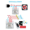 1pcs Sonoff T1 1 Gang Smart WiFi Gall Switch