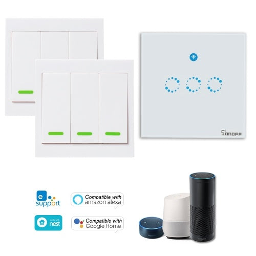 1pcs Sonoff T1 1 Gang Smart WiFi Gall Switch