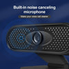 1080P HD Webcam Camera USB Web Camera Microphone for Laptop Computer