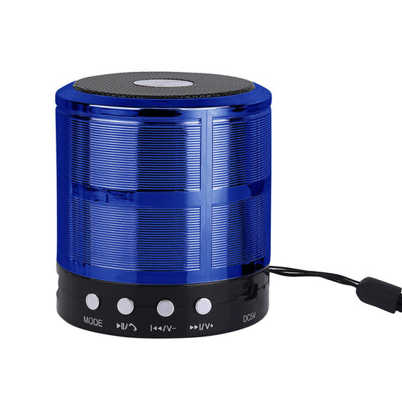 مكبر صوت بطاقة SD Stereo Stereo - Blue