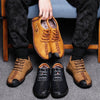 Retro Breathable Velvet Warm Winter Casual Leather Shoes
