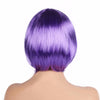 Short Bob Cut Synthetic Fake Hair - Purple